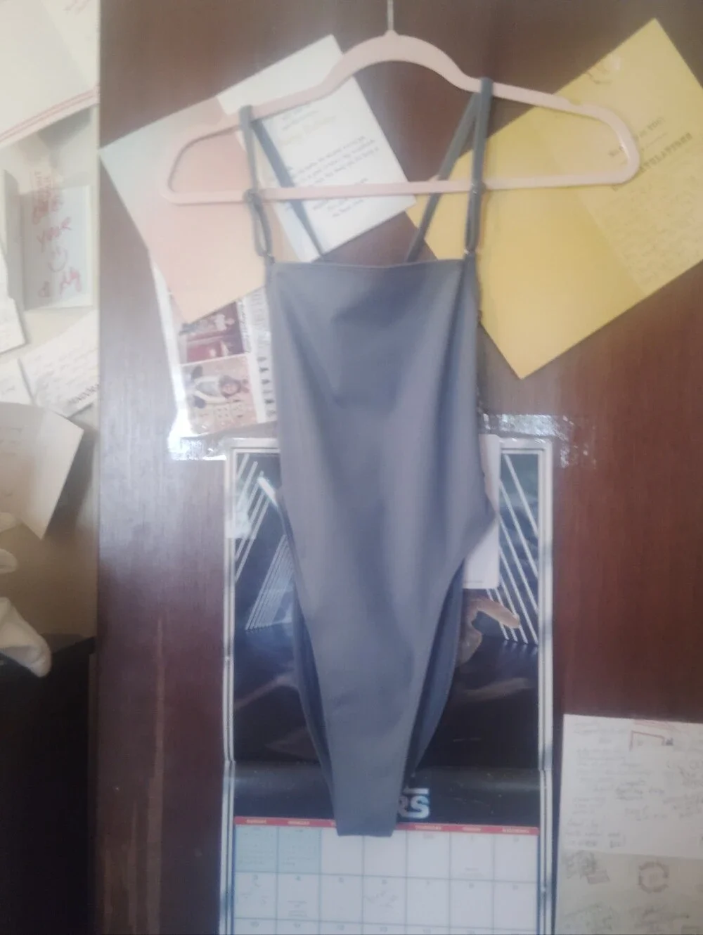 ALO YOGA Thrill Seeker Bodysuit - Steel Blue XXS 🆕